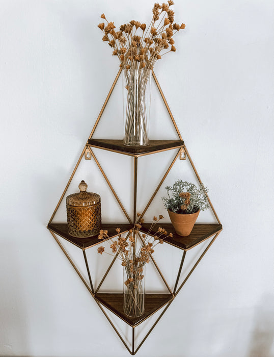 Geometric Mini Shelves Wall Unit