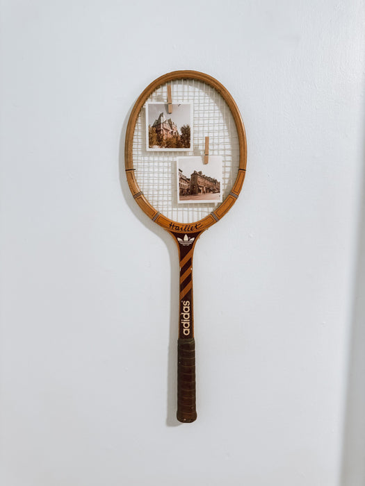 Vintage Tennis Racket Wall Art