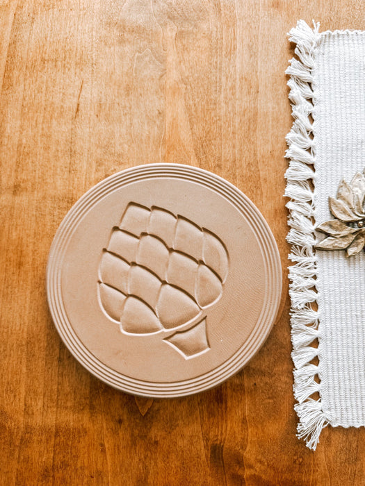 Culinary Rauschenberg Editions Artichoke Ceramic Hot Plate – Stoneware Trivet