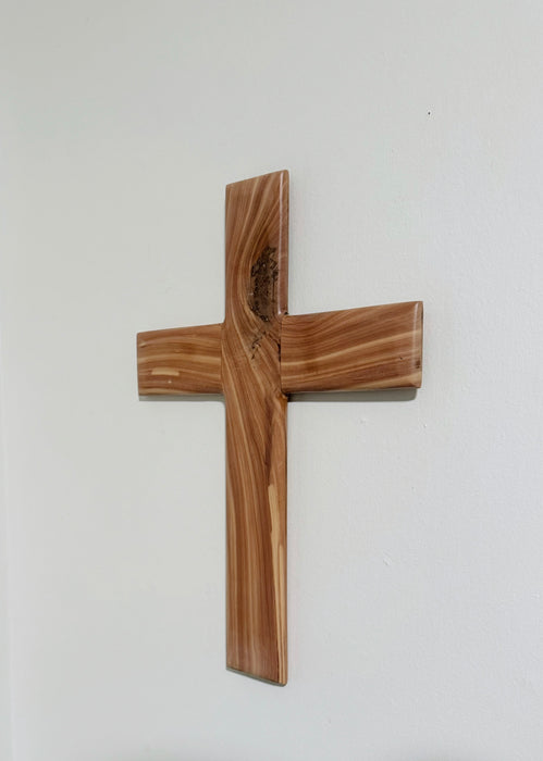 Cedar Wood Cross Wall Hanging