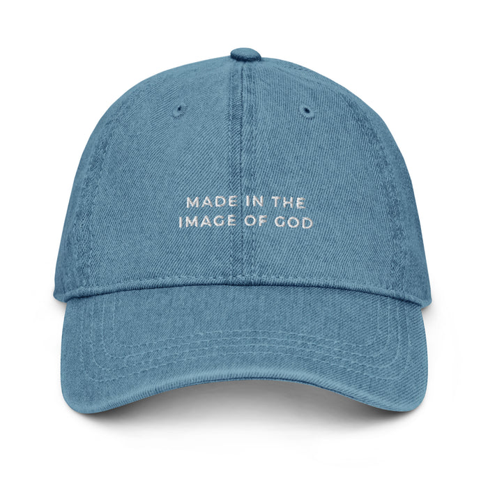 Made in the Image of God Denim Hat